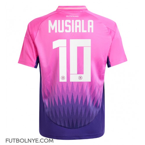 Camiseta Alemania Jamal Musiala #10 Visitante Equipación Eurocopa 2024 manga corta